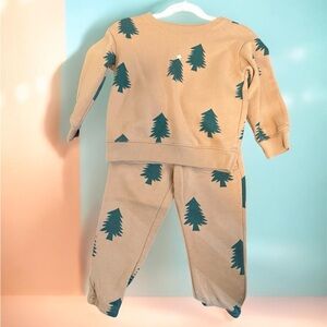Cat & Jack Beige Kids Sweatshirt and Pants Set